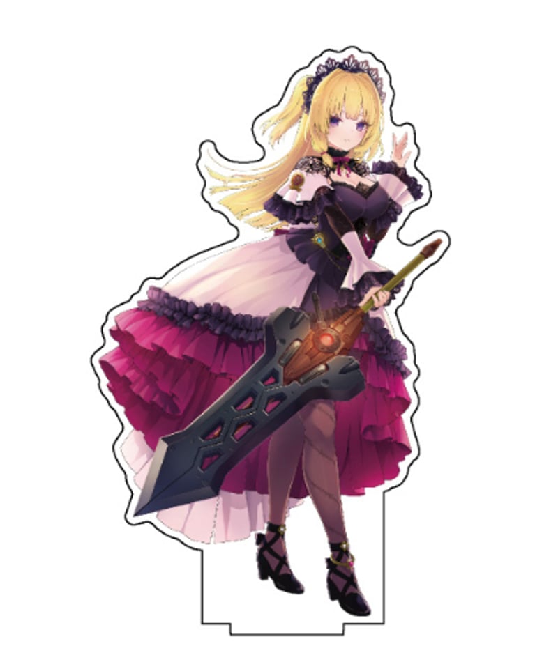 特別価格　コレクションシリーズ-アグリアス-ファルキドン-ルムルティー-01 アサルトリリィアクリルフィギュアスタンド 銀藍玉（シュツルム