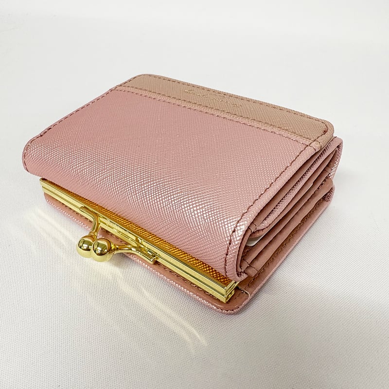 ベージュ 合成皮革 座卓 数量限定色】クラルテ フリンジスモールウォレット – 二つ折り