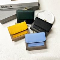 マルチカラーツイードがま口 J7231 ツイードキルトがま口財布 | JOUET