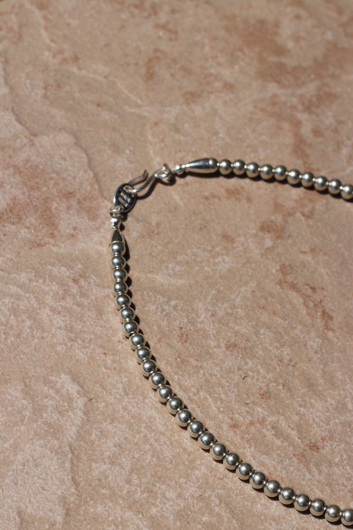 新品・未使用】MAUA JEWELRY 5㎜ silver beads short necklace 定価22