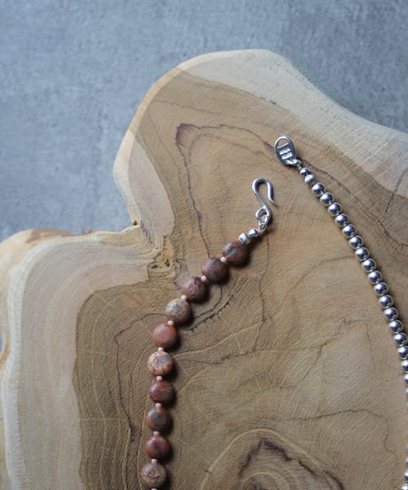 Brown I.stone necklace(MA-N-22)