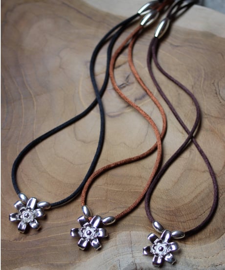 Flower satin choker(MA-N-44)