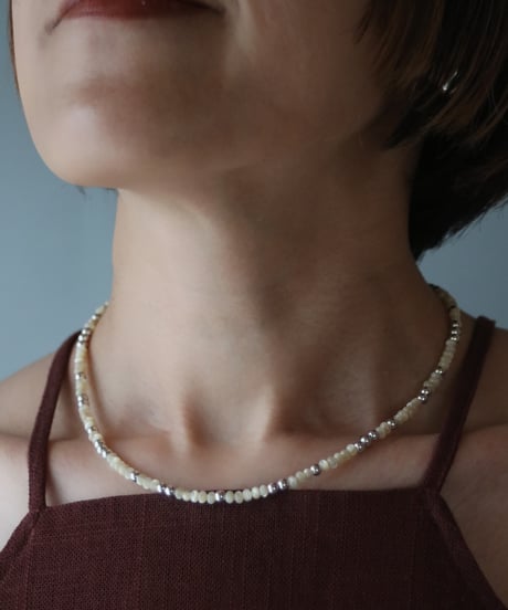 Mother of pearl short necklace(MA-N-49)