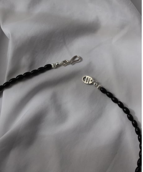 Onyx laceleaf necklace(MA-N-58)