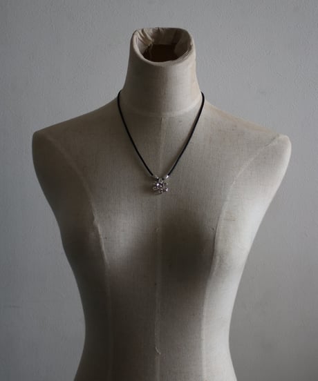 Flower satin choker(MA-N-44)