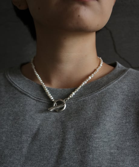 Baby pearl short lariat (MA-N-55)