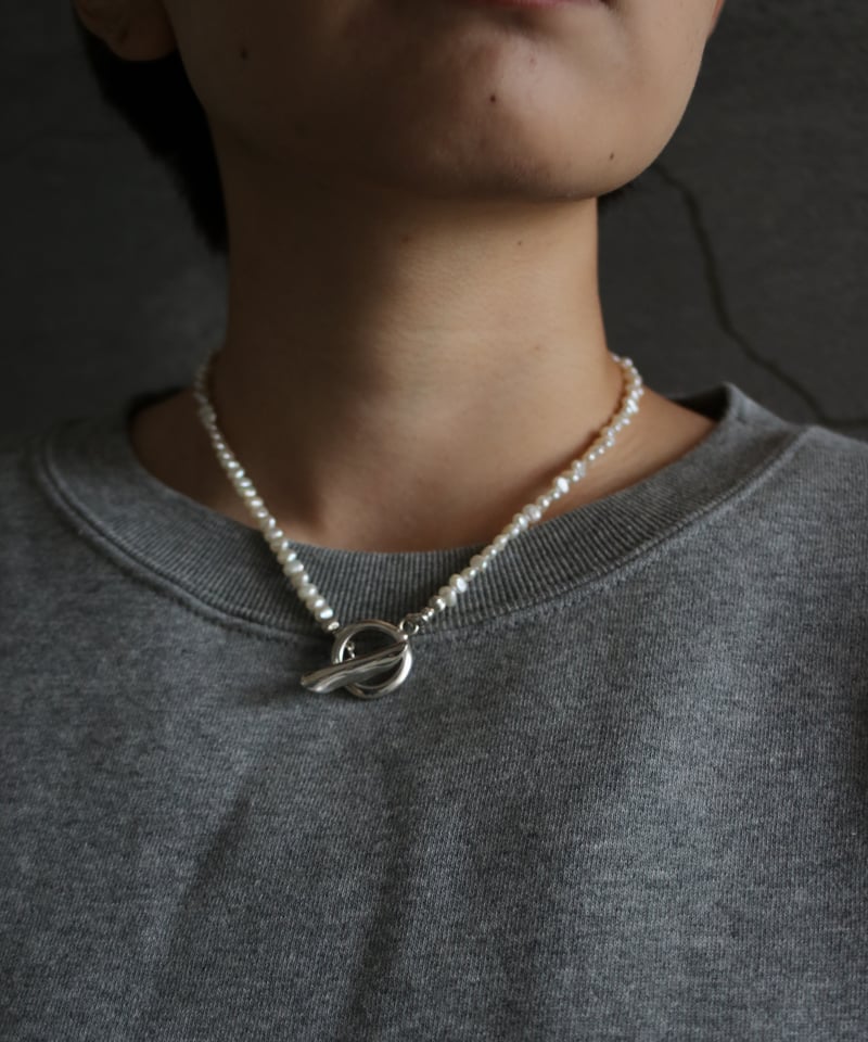 Baby pearl short lariat (MA-N-55) | MAUA JEWELRY