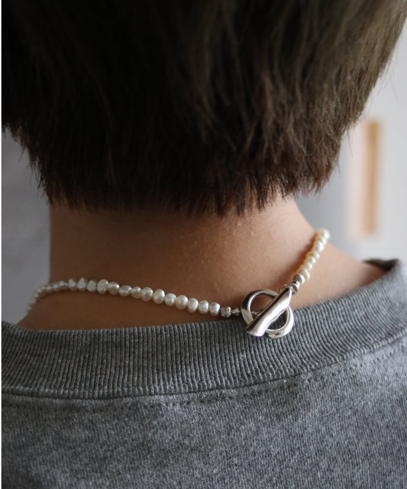 Baby pearl short lariat (MA-N-55) | MAUA JEWELRY