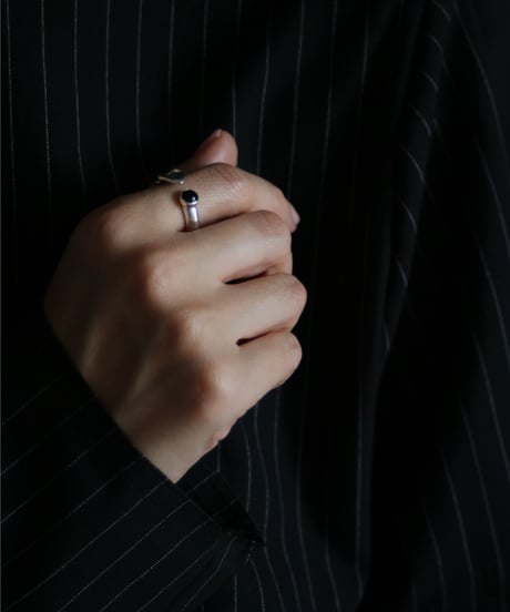 Lace leaf ring(MA-R-19)Black