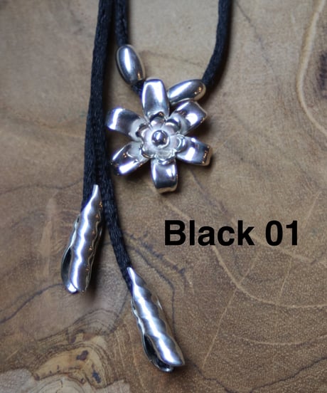 Flower satin choker(MA-N-44)