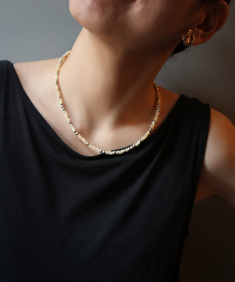 Mother of pearl short necklace(MA-N-49) | MAUA Mother of pearl short necklace(MA-N-49) | MAUA