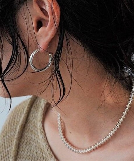 Twist hoop pierce M (MA-P-01)