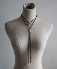 Flower satin choker(MA-N-44)