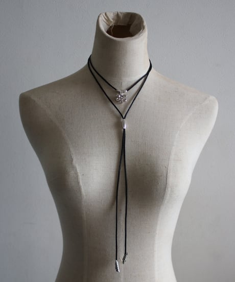 Flower satin choker(MA-N-44)