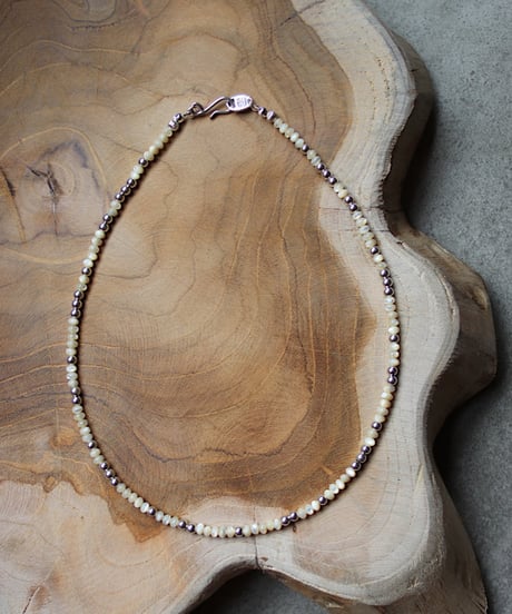 Mother of pearl short necklace(MA-N-49)