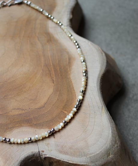 Mother of pearl short necklace(MA-N-49)