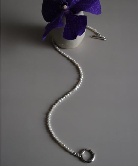 Baby pearl short lariat (MA-N-55)
