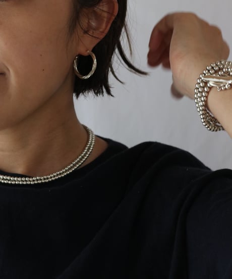 Twist hoop pierce M (MA-P-01)