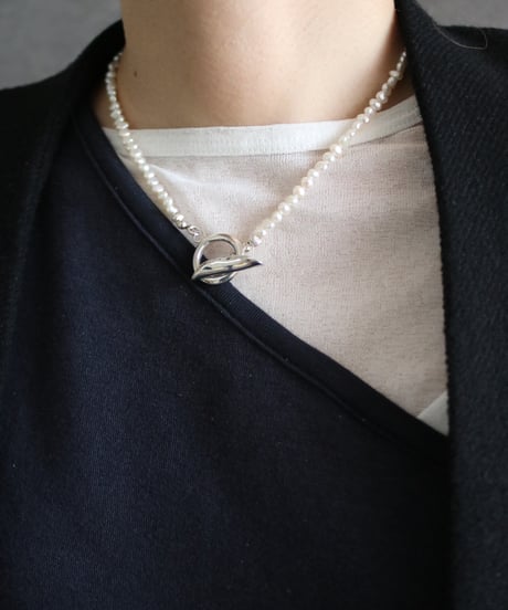 Baby pearl short lariat (MA-N-55)