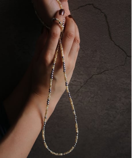 Mother of pearl long necklace(MA-N-50)