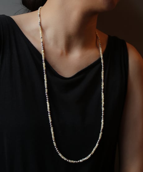 Mother of pearl long necklace(MA-N-50)