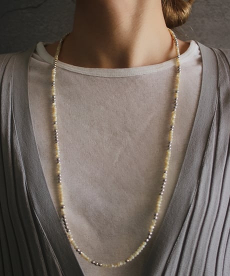 Mother of pearl long necklace(MA-N-50)