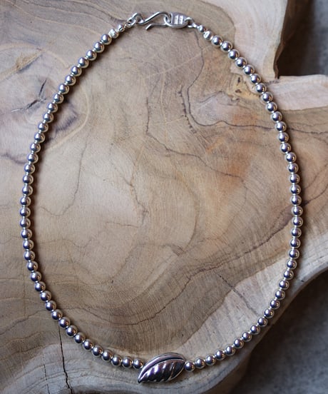 専用です　MAUA JEWELRY（マウアジュエリー）　ネックレス・ブレスレット 5mm silver beads 43cm necklace(MA-N-21) | MAUA