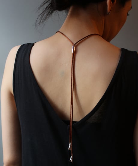 Flower satin choker(MA-N-44)