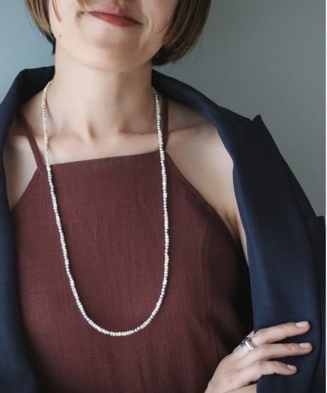 Mother of pearl long necklace(MA-N-50)