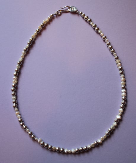 新品・未使用】MAUA JEWELRY 5㎜ silver beads short necklace 定価22