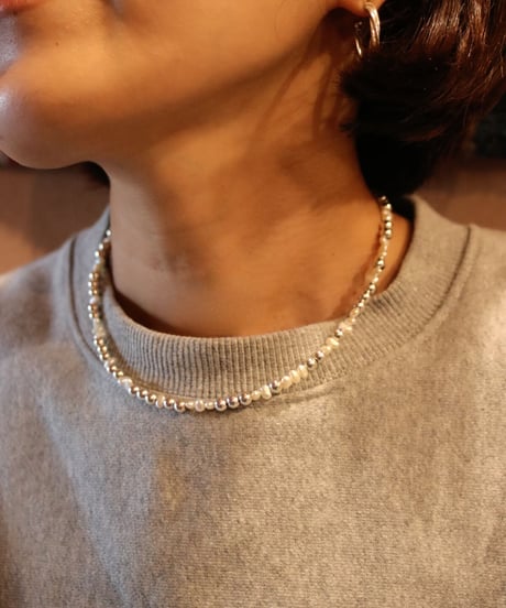 Baby pearl mix necklace(MA-N-41)