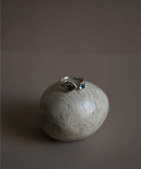 Lace leaf ring(MA-R-19)Blue