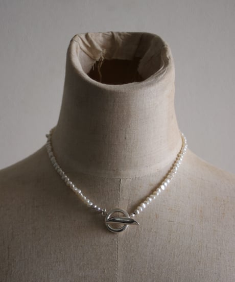 Baby pearl short lariat (MA-N-55)
