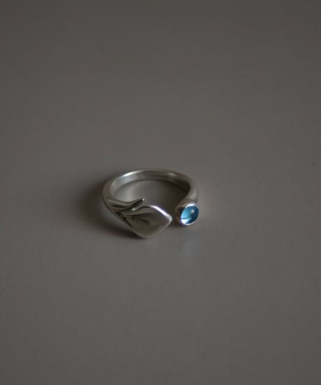 Lace leaf ring(MA-R-19)Blue