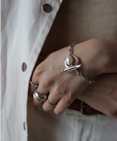 Liana chain pearl bracelet(MA-BL-04)