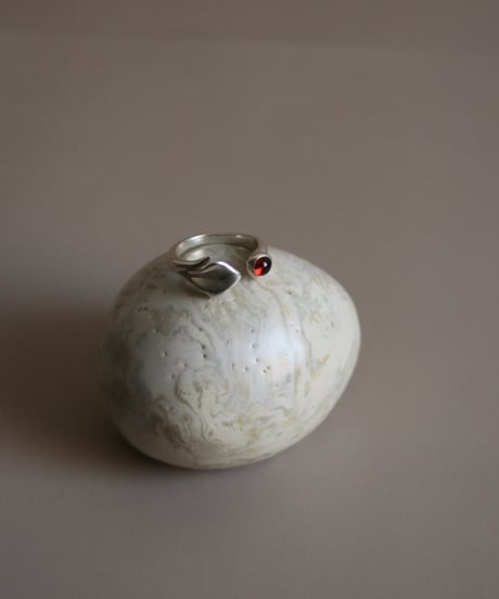 Lace leaf ring(MA-R-19)Red