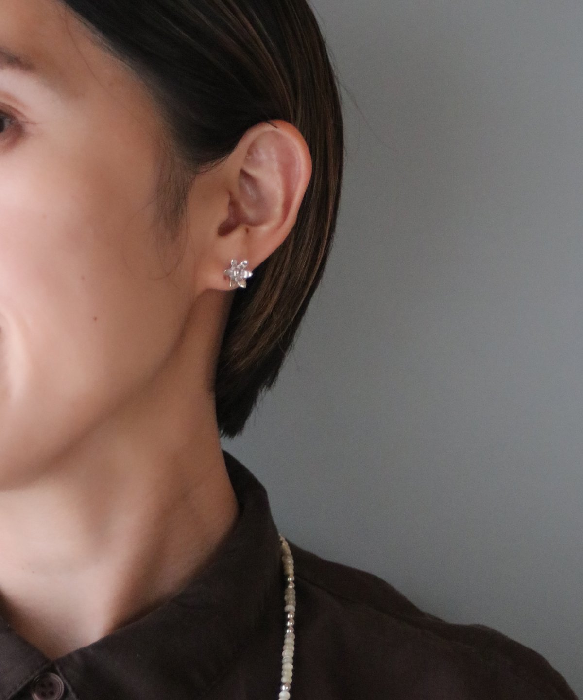 Flower mini pierce B(MA-P-30) | MAUA JEWELRY