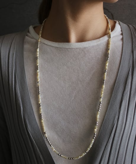 Mother of pearl long necklace(MA-N-50)