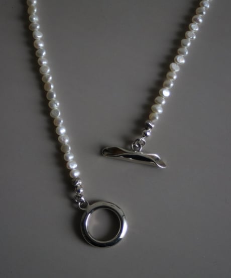 Baby pearl short lariat (MA-N-55)