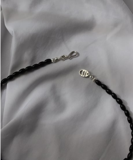 Onyx calla lily necklace(MA-N-59)