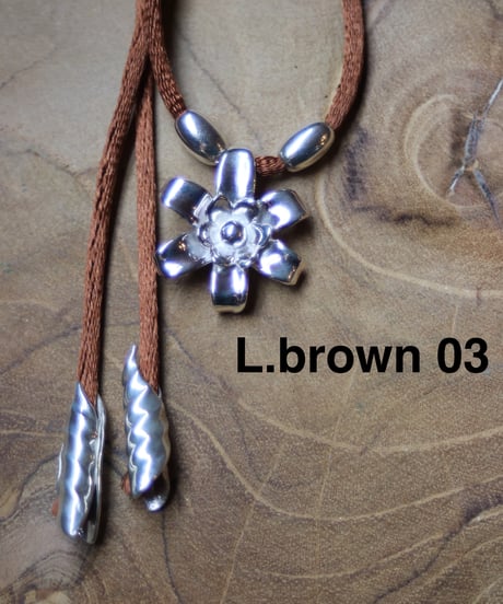 Flower satin choker(MA-N-44)