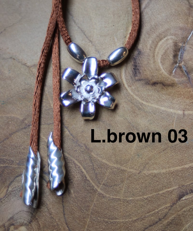 Flower satin choker(MA-N-44) | MAUA JEWELRY