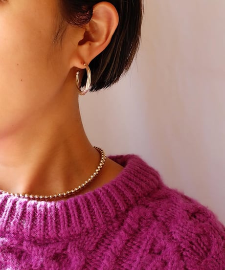 Twist hoop pierce M (MA-P-01)