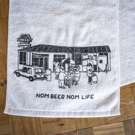 Nom Beer Nom Life タオル｜7周年記念限定モデル by Wada Takeshi