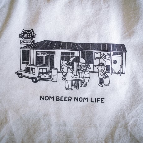 Nom Beer Nom Life 2WAY トートバッグ｜7周年記念限定モデル by Wada Takeshi