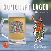 Nomcraft Lager / ノムクラフトラガー〈Helles Lager〉