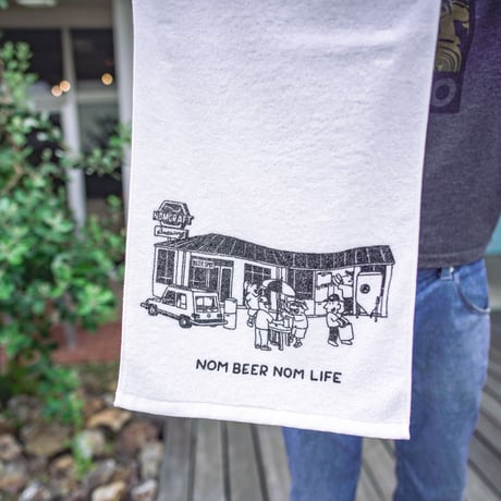 Nom Beer Nom Life タオル｜7周年記念限定モデル by Wada Takeshi