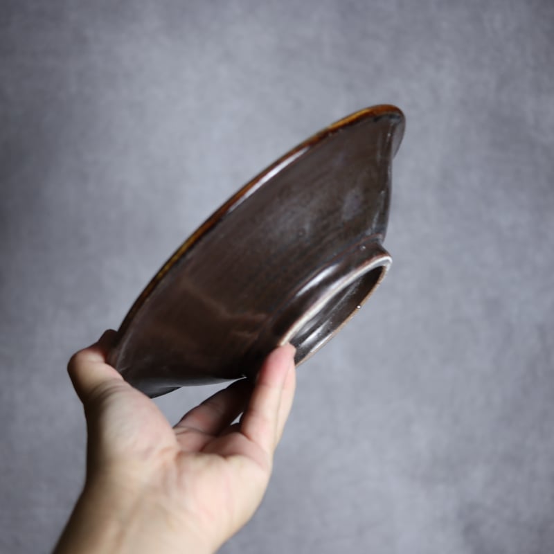 7寸皿1 三彩 点打 やちむん 陶器 北窯 松田共司工房:7004009 | MADE IN