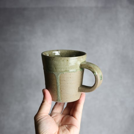 マグカップ4 灰釉 やちむん 陶器 仁陶器工房:7023037