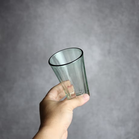 琉球ガラス ヴィンテージひとくちビア 緑 工房glass32 : 7105019